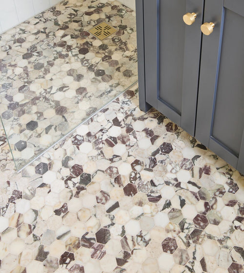 Calacatta Viola Marble Hexagon Mosaic Products Calacatta Viola Marble Hexagon Mosaic Products