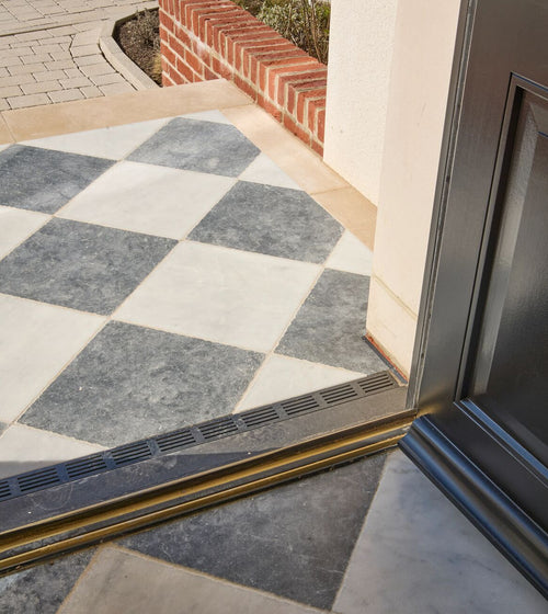 Avalon Tumbled Notte Marble Tile Square Bathroom Tiles Avalon Tumbled Notte Marble Tile Square Bathroom Tiles
