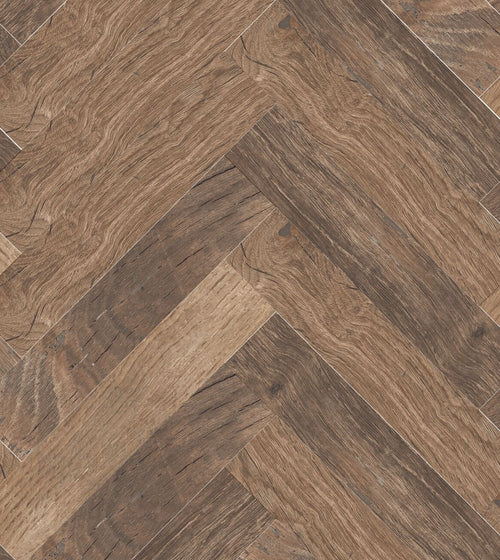 Lyndhurst Walnut Parquet Wood Effect Tile Kitchen Floor Tiles