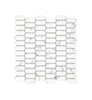 Default Title Bathroom Floor Tiles Malmo Picket White Mosaic thumbnail