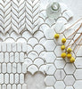 Default Title Bathroom Floor Tiles Malmo Scallop White Mosaic thumbnail