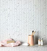 Default Title Bathroom Floor Tiles Malmo Willow Leaf White Mosaic thumbnail