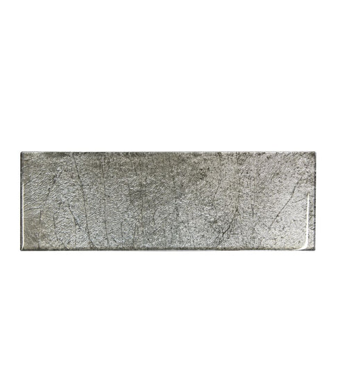 Metallic Vitreum Argentum Rectangle Silver Glass Tile Ranges/Metallic Vitreum