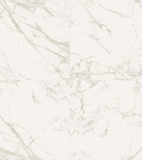 Milos White - 80 x 80 Marble Effect Floor Tiles