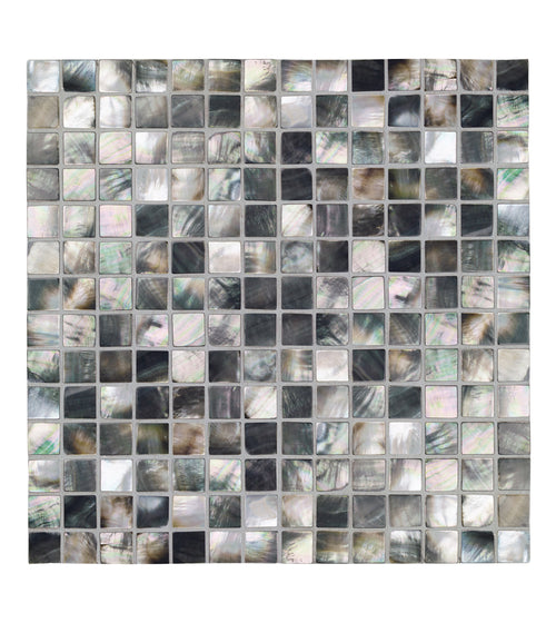 Mother of Pearl Black Square Mosaic Wall & Floor Tiles/Shop by Type/Mosaics Tiles