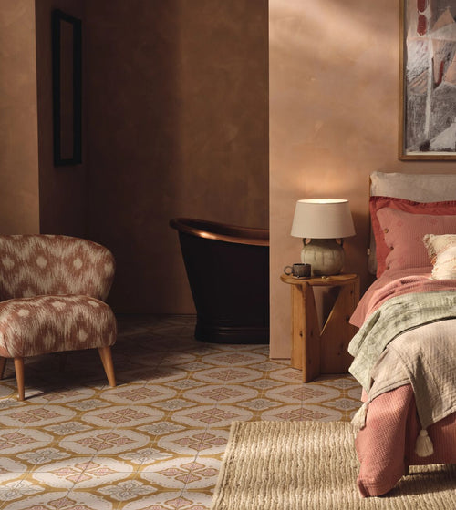 Jaipur Akola Patterned Tile Fireplace Wall Tiles