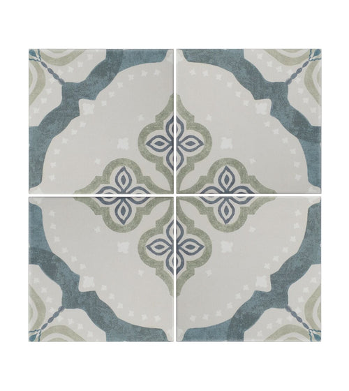 Jaipur Deesar Patterned Tile Fireplace Wall Tiles