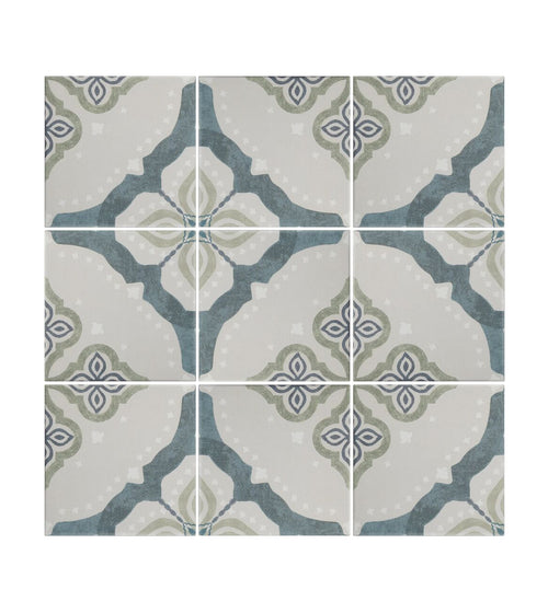 Jaipur Deesar Patterned Tile Fireplace Wall Tiles