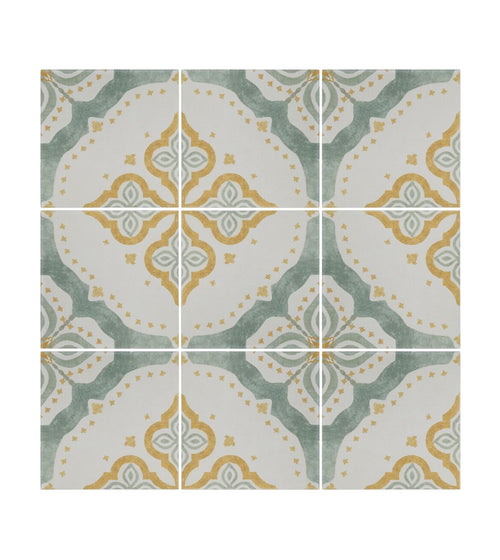 Jaipur Sikkar Patterned Tile Fireplace Wall Tiles
