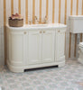 Default Title Bathroom Floor Tiles Nina Campbell La Moulade Chocolate Porcelain Tile thumbnail