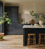 Default Title Bathroom Floor Tiles Nina Campbell Goa Indigo Chocolate Porcelain Tile thumbnail