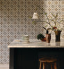 Default Title Bathroom Floor Tiles Nina Campbell Goa Indigo Chocolate Porcelain Tile thumbnail