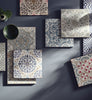 Default Title Bathroom Floor Tiles Nina Campbell Ronda Blue Porcelain Tile thumbnail