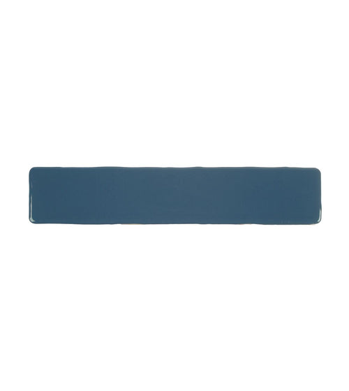 Nina Campbell Rivage Indigo Glazed Wall Tile Blue Bathroom Tiles