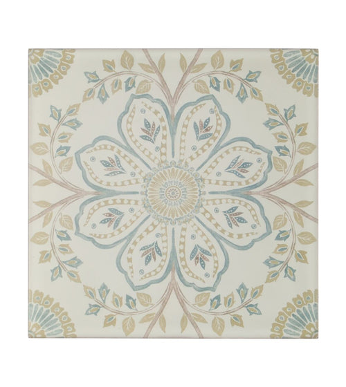 Nina Campbell Topkapi Aqua Porcelain Tile Nina Campbell