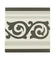 Patisserie Sucre Border Patterned Tile