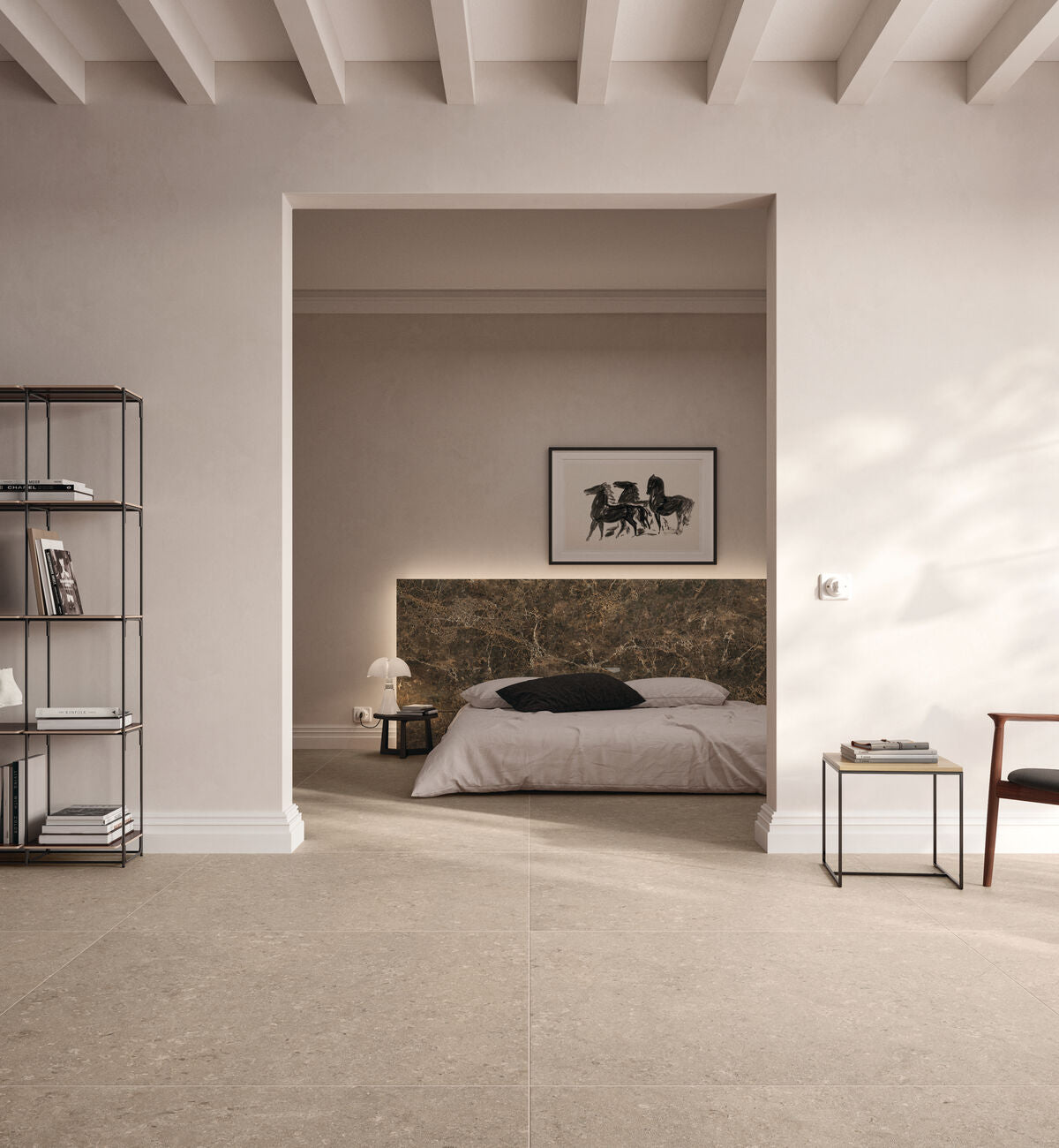 Portland Dorset Sand Tile | Porcelain Tile 60x60 | Fired Earth