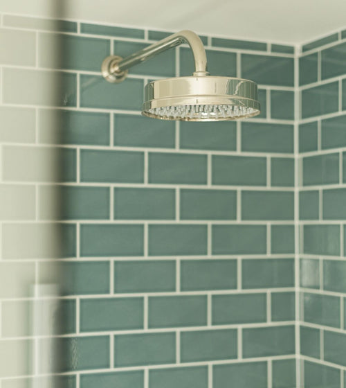 Retro Metro Green Park 7.5 x 15 Glazed Tile Blue Wall Tiles