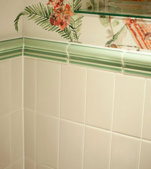 Retro Metro Marble Arch 7.5 x 15 Glazed Tile