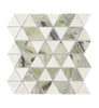 Default Title Bathroom Floor Tiles Seaspray Green Triangles Marble Mosaic thumbnail