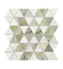 Default Title Bathroom Floor Tiles Seaspray Green Triangles Marble Mosaic thumbnail