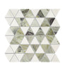Default Title Bathroom Floor Tiles Seaspray Green Triangles Marble Mosaic thumbnail
