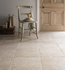 20cm x 20cm Bathroom Floor Tiles Temple Marsa Brushed Square Limestone Tile thumbnail