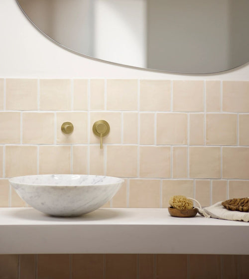 Jaipur Old Ochre Square Glazed Tile New Arrivals