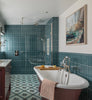Default Title Bathroom Tiles Retro Metro Green Park 5 x 20 Glazed Tile thumbnail