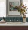 Default Title Bathroom Tiles Retro Metro Green Park Glazed Trim thumbnail