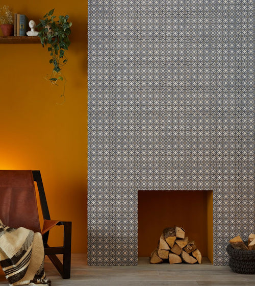 Urban Axel Patterned Porcelain Tile Bathroom Tiles/Square Bathroom Tiles
