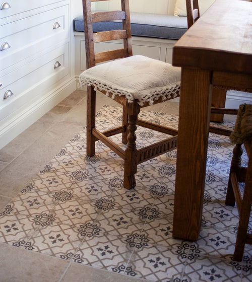 Urban Callizo Patterned Porcelain Tile Bathroom Tiles/Square Bathroom Tiles