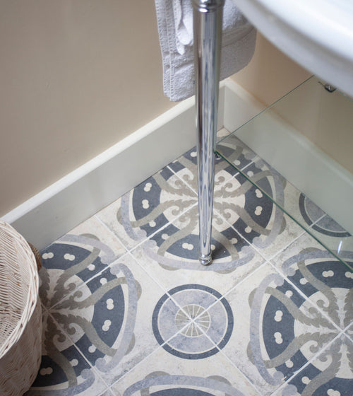 Urban Aryz Urban Patterned Porcelain Tile Bathroom Tiles/Square Bathroom Tiles