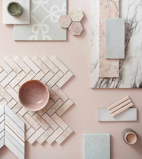 Aegean Pink Scallop Mosaic
