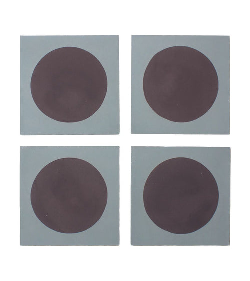 Bert & May Encaustic Llena Mineral Blue