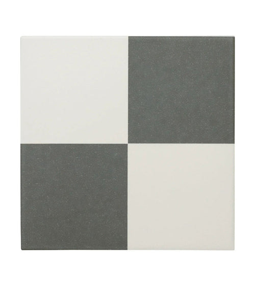 Bert & May Chequerboard Old Iron Porcelain