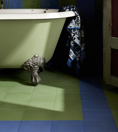 Bert & May Navy Porcelain Plain Tile