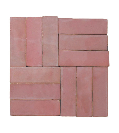 Medina Leather Pale Zellige Rectangle