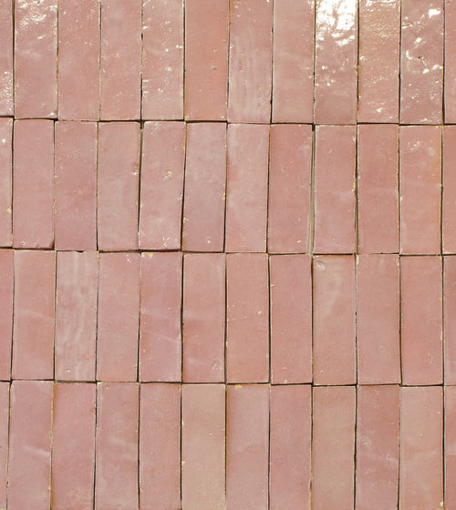 Medina Leather Pale Zellige Rectangle