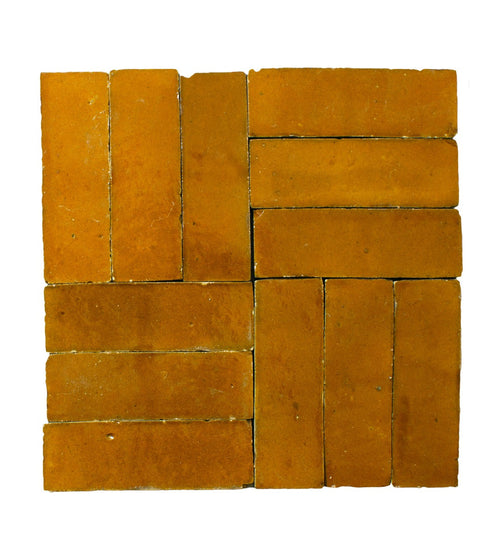 Medina Ochre Zellige Rectangle