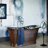 Brushed Copper / White Enamel / With Overflow Bathroom Ranges Babylon Bath 1700 thumbnail