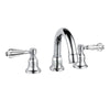 Black Curved Crystal Lever Basin Taps Bastide 3 Hole Basin Mixer thumbnail