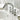 Black Curved Crystal Lever Basin Taps Bastide 3 Hole Basin Mixer