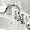 Black Curved Crystal Lever Basin Taps Bastide 3 Hole Basin Mixer thumbnail