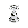 Black Curved Crystal Lever Basin Taps Bastide 3 Hole Basin Mixer thumbnail