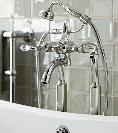 Bastide Wall Mounted Bath and Shower Mixer