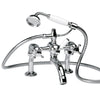 Black Curved Crystal Lever Bathroom Ranges Bastide Bath Mounted Bath and Shower Mixer thumbnail