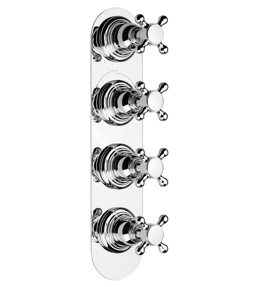 Bastide Concealed Dual Control Shower with 3 Valves Concealed Shower Valves
