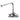Default Title Bathroom Ranges Bastide 200mm Shower Rose (no arm)
