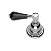 Black Curved Crystal Lever Bathroom Ranges Bastide Bath Mounted Bath and Shower Mixer thumbnail